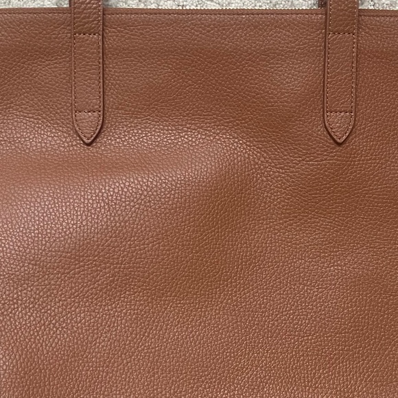 Cuyana Caramel Classic Leather Zipper Tote Brand New with Tags - Picture 2 of 12